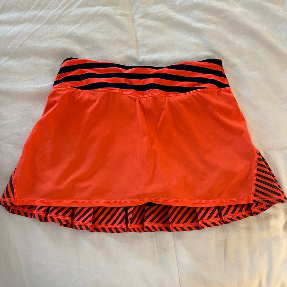 Orange Lululemon Tennis skirt